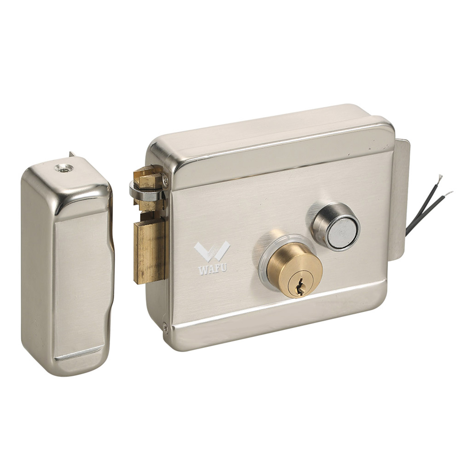 WAFU kunci pintu gerbang listr - Home Security Door Lock ulasan dan harga