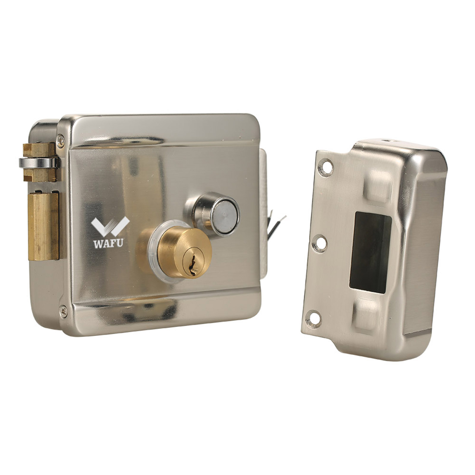 WAFU kunci pintu gerbang listr - Home Security Door Lock ulasan dan harga
