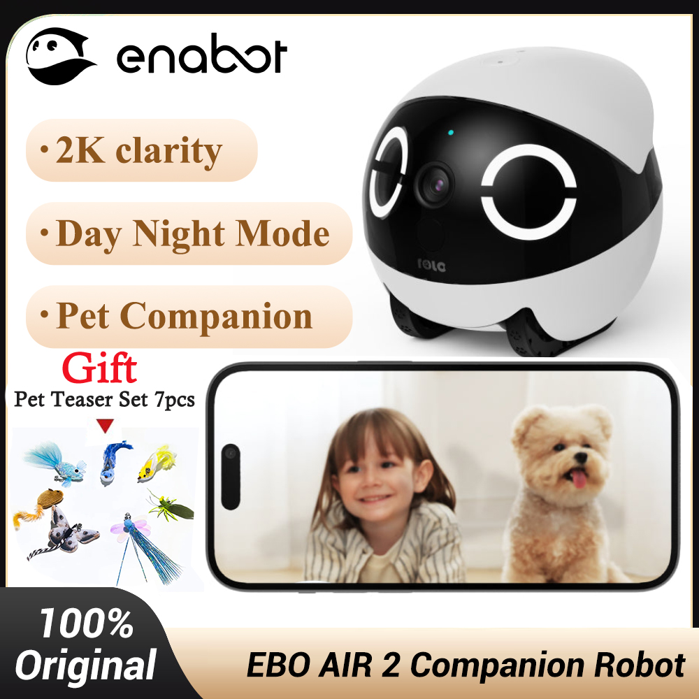 Enabot EBO AIR 2 Kamera Keaman - Home Security Robot Dog ulasan dan harga