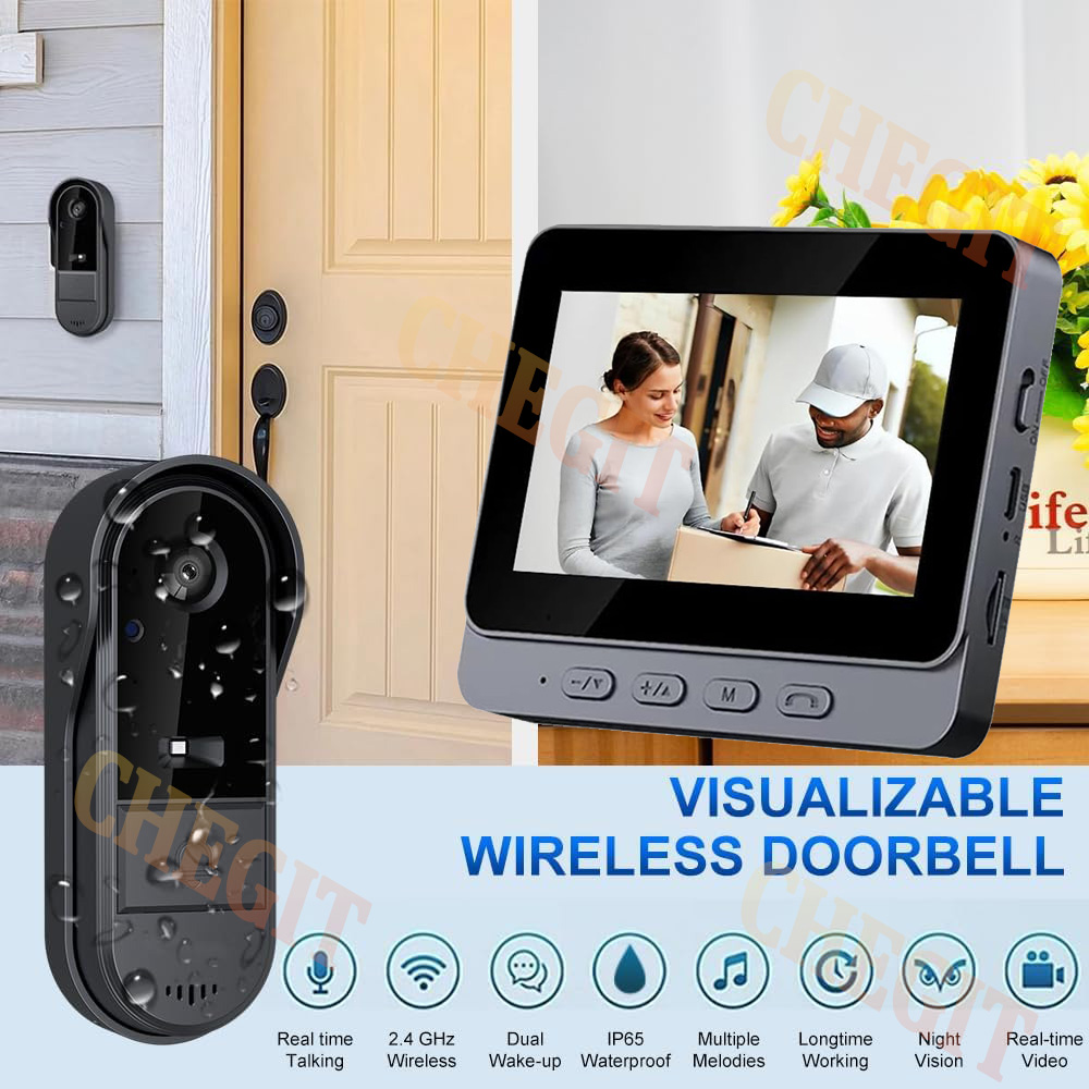 Bel Pintu Wifi Nirkabel Kamera - Home Security La ulasan dan harga