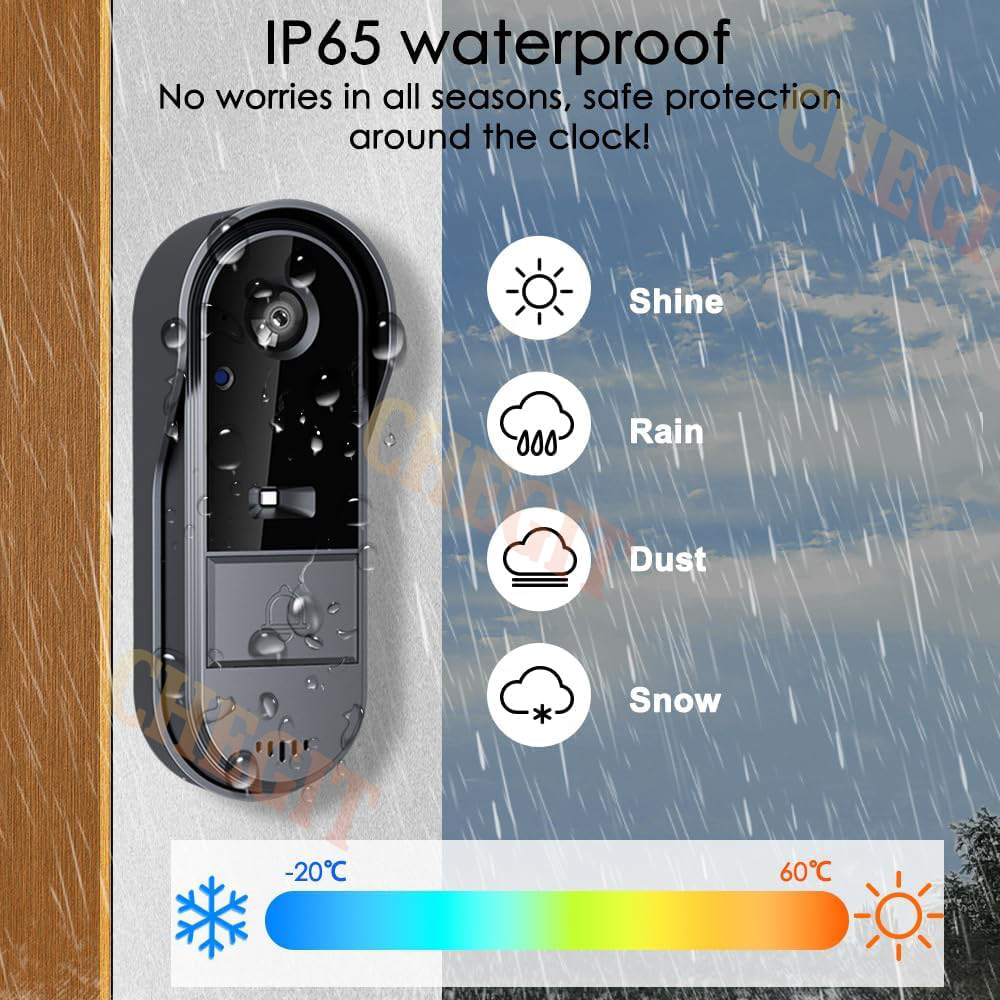 Bel Pintu Wifi Nirkabel Kamera - Home Security La ulasan dan harga