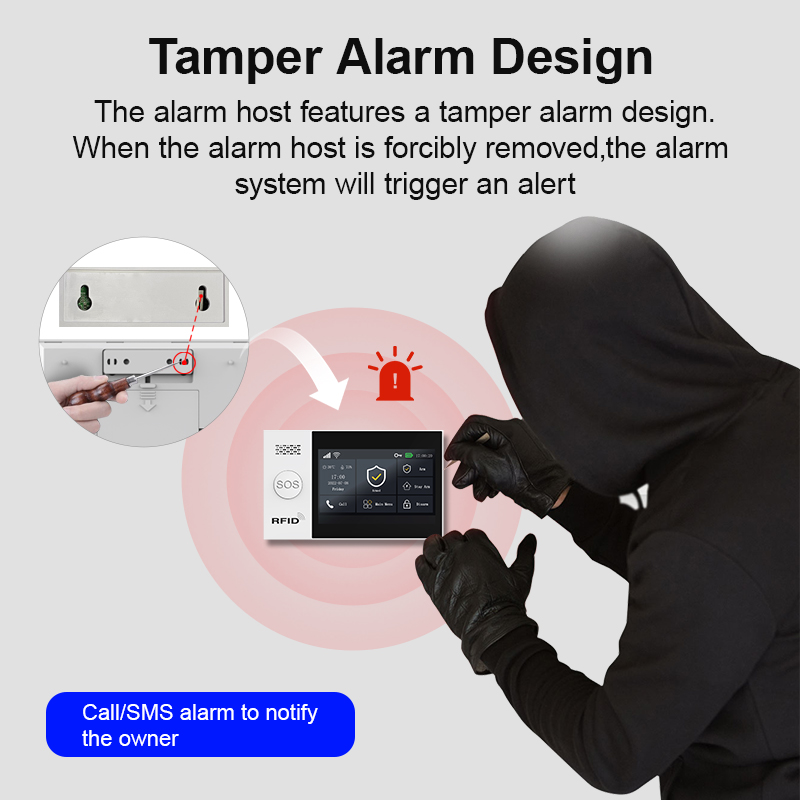 PGST 2G GSM WiFi Alarm System  - Home Security System Installation ulasan dan harga
