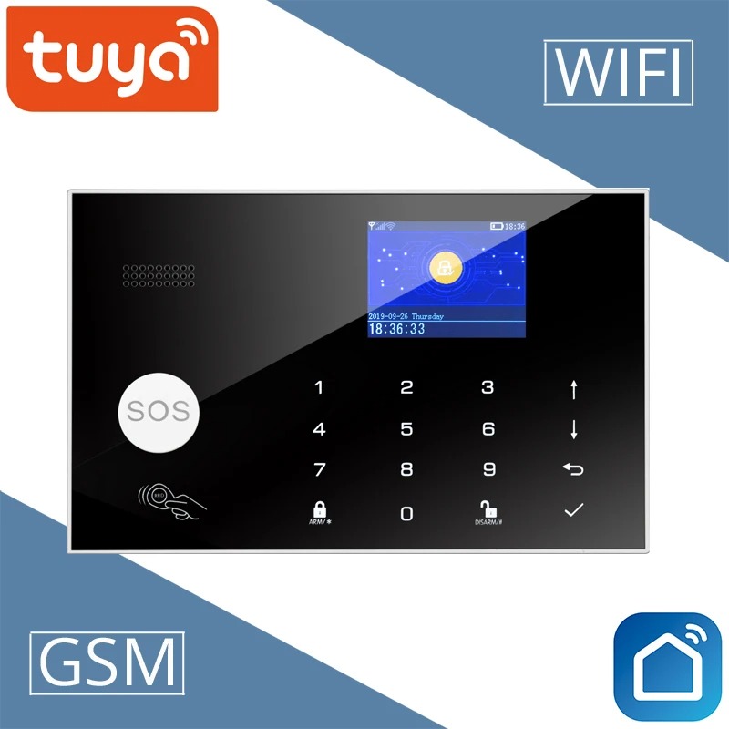 Sistem Alarm Nirkabel Berkabel - Home Security Zones ulasan dan harga