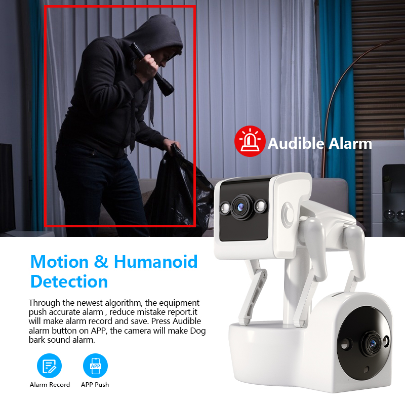 Kamera anjing Robot lensa gand - Home Security Robot Dog ulasan dan harga