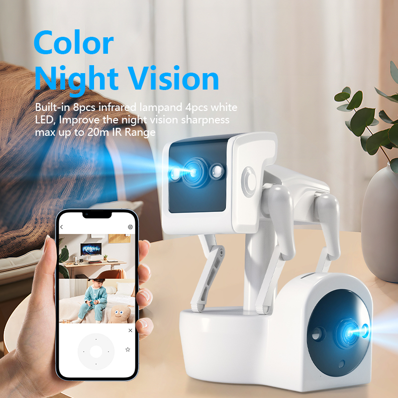 Kamera anjing Robot lensa gand - Home Security Robot Dog ulasan dan harga