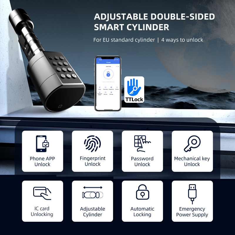 Kunci Pintu Silinder Euro Pint - Home Security Door Lock ulasan dan harga