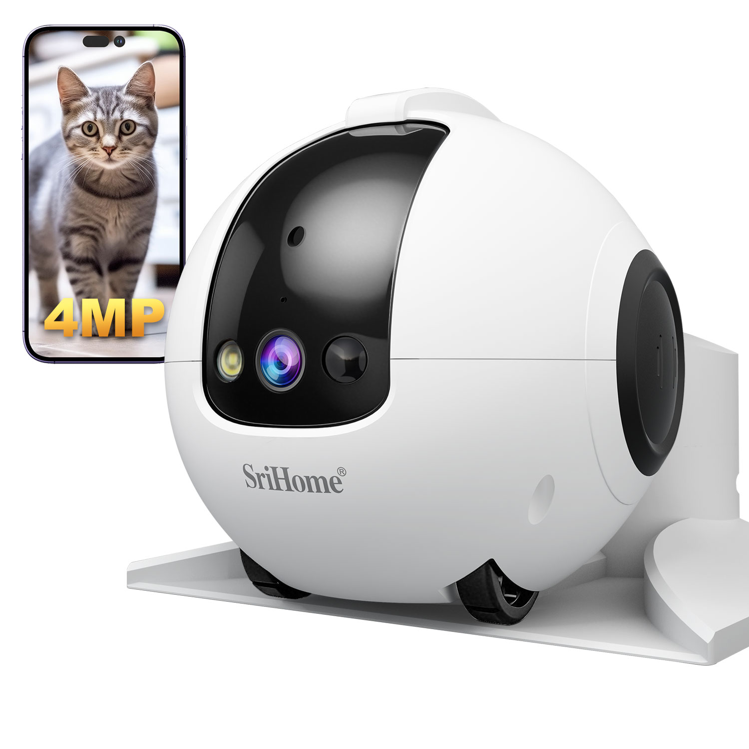 Kamera Dome IP PTZ Nirkabel Wa - Home Security Robot ulasan dan harga