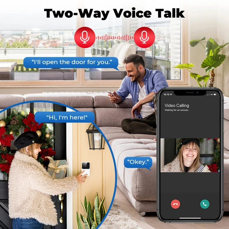Bel Pintu Video WiFi Rumah Pin - Home Security System Installation ulasan dan harga