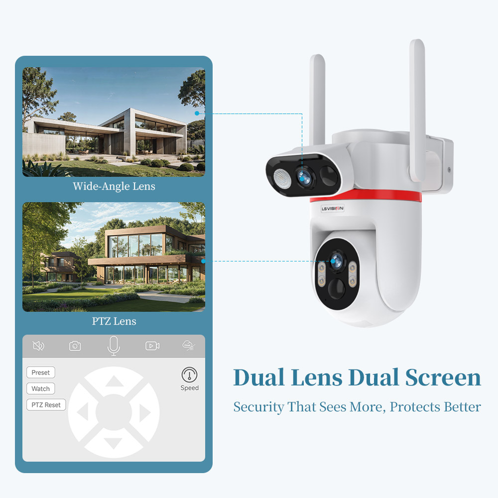 Kamera Keamanan Tenaga Surya L - Home Security Zones ulasan dan harga