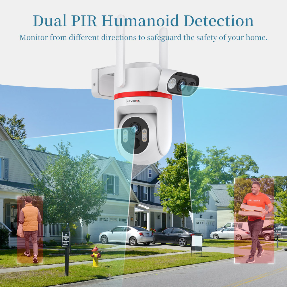 Kamera Keamanan Tenaga Surya L - Home Security Zones ulasan dan harga