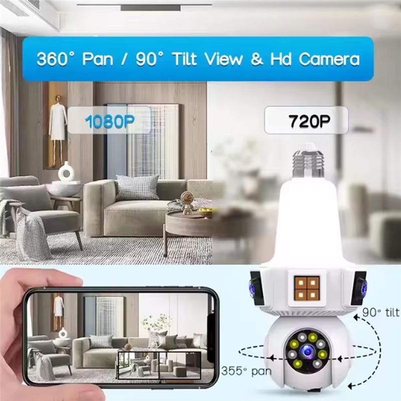 【A08I】Kamera CCTV Mini Wifi Ni - Home Security Network ulasan dan harga