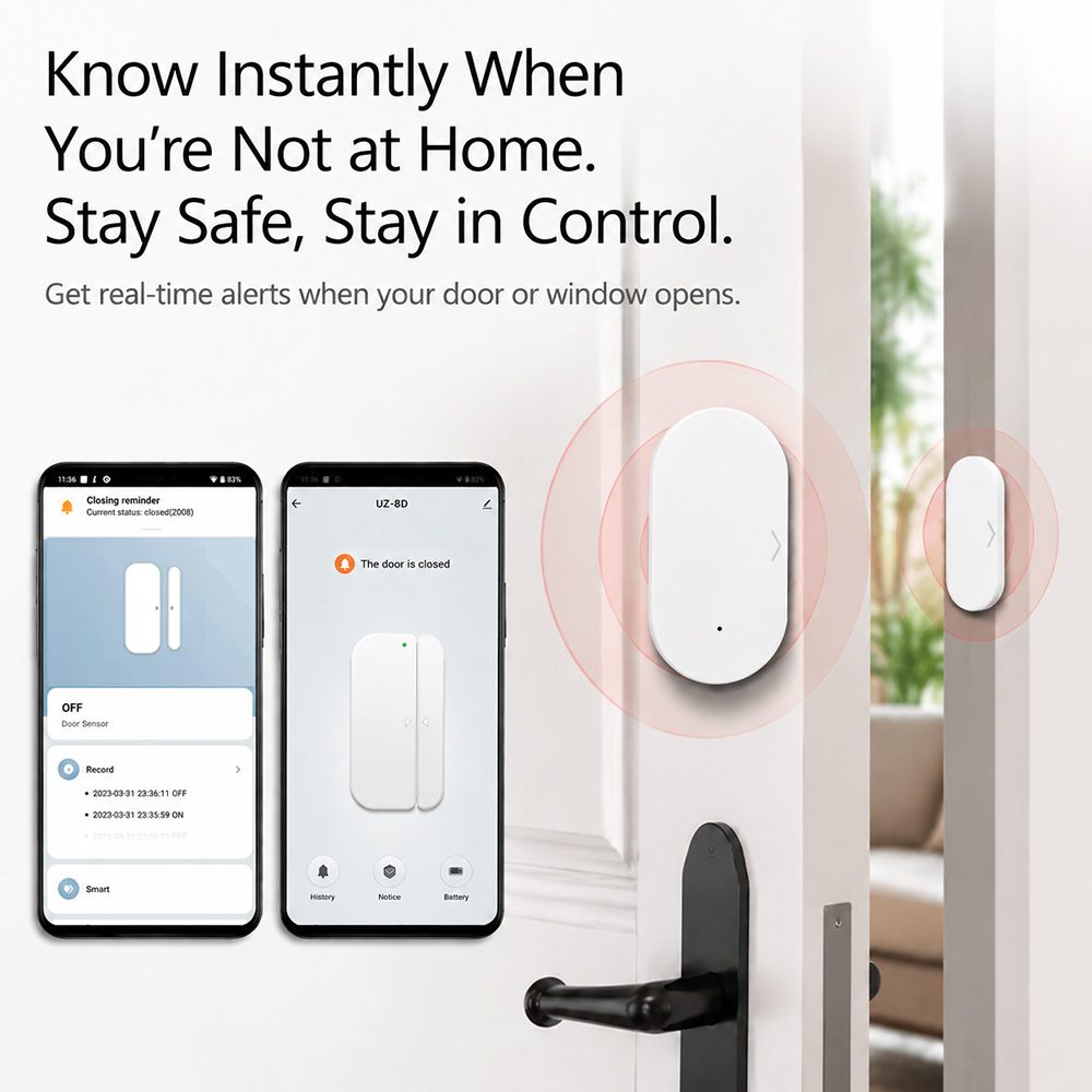 Sensor Pintu Jendela Zigbee 3. - Home Security Technology ulasan dan harga