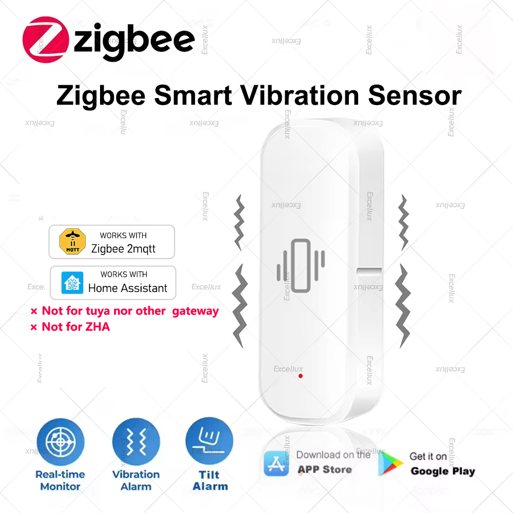 Zigbee Sensor Getaran Pintar P - Home Security Monitor ulasan dan harga