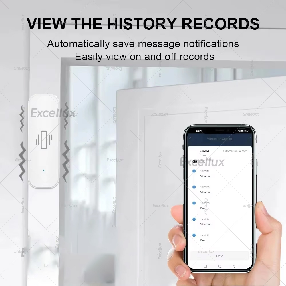 Zigbee Sensor Getaran Pintar P - Home Security Monitor ulasan dan harga