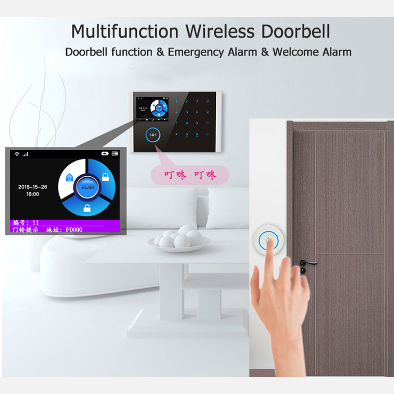 Baru 433MHz Bel Pintu Nirkabel - Home Security System Installation ulasan dan harga