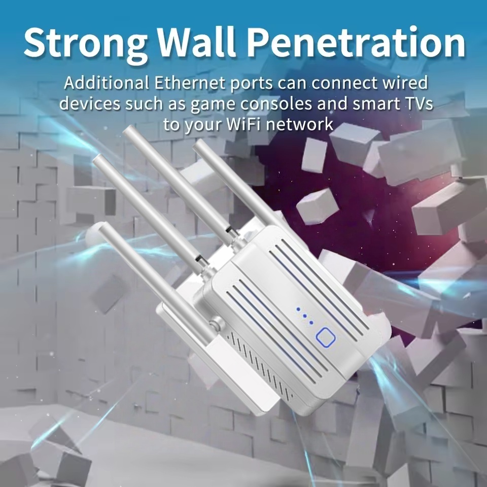 Pengulang WiFi Nirkabel 300Mbp - Home Security Network ulasan dan harga