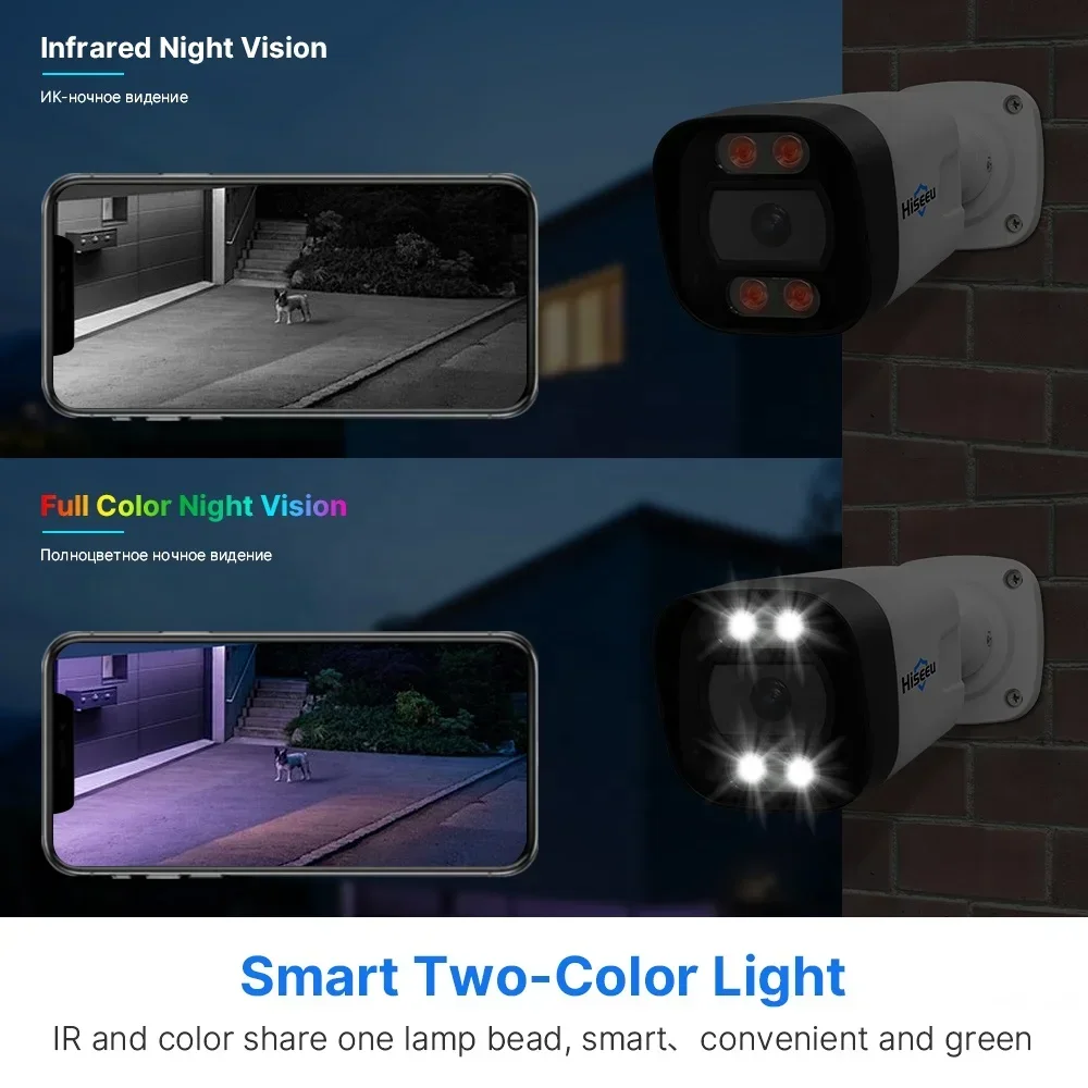 Hiseeu 4K 8 Kanal 8MP Kamera C - Home Security And Camera Systems ulasan dan harga
