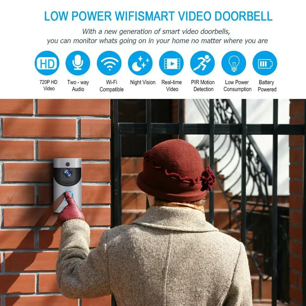 Bel Pintu WIFI Nirkabel Rumah  - Home Security La ulasan dan harga