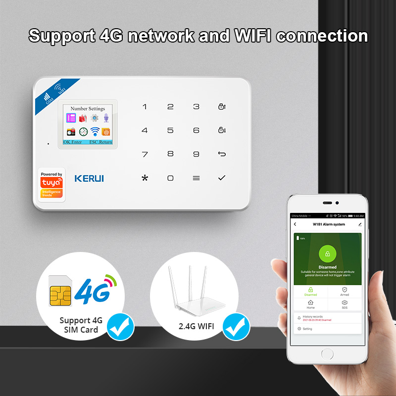 KERUI Kit sistem Alarm keamana - Home Security System Installation ulasan dan harga