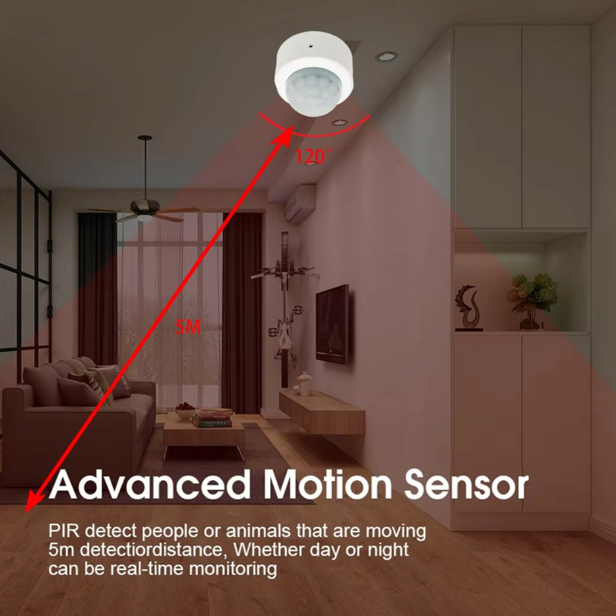 Zigbee3.0 Mini PIR Sensor Gera - Home Security Technology ulasan dan harga