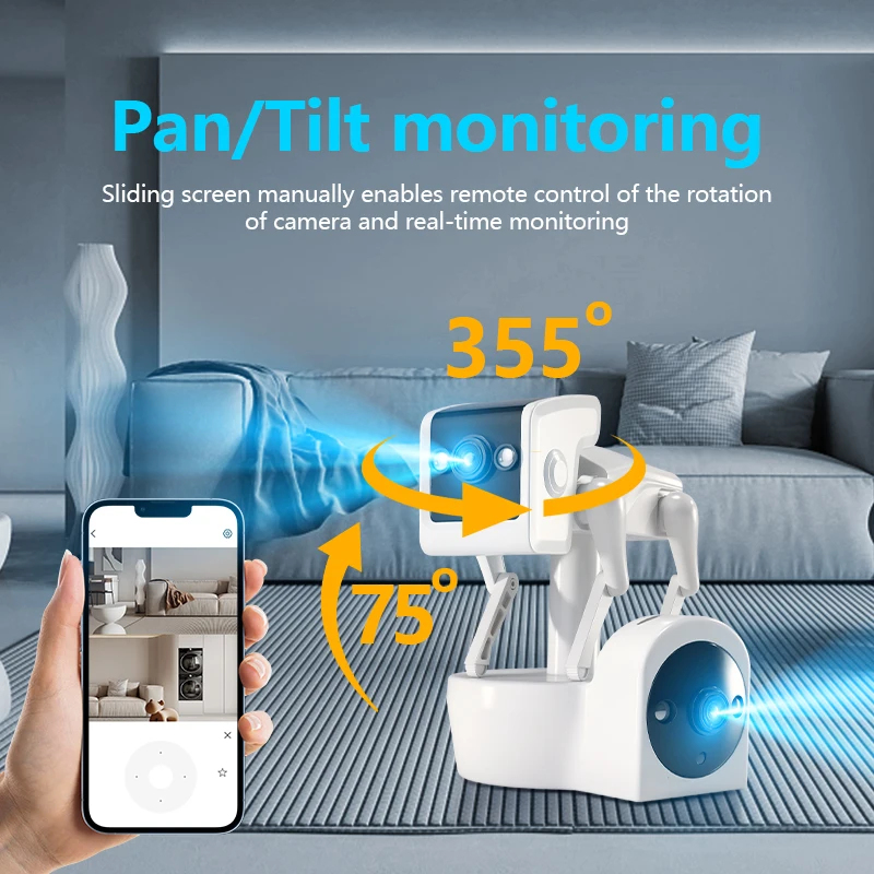 Kamera Robot Anjing 1080P 5G L - Home Security Robot Dog ulasan dan harga