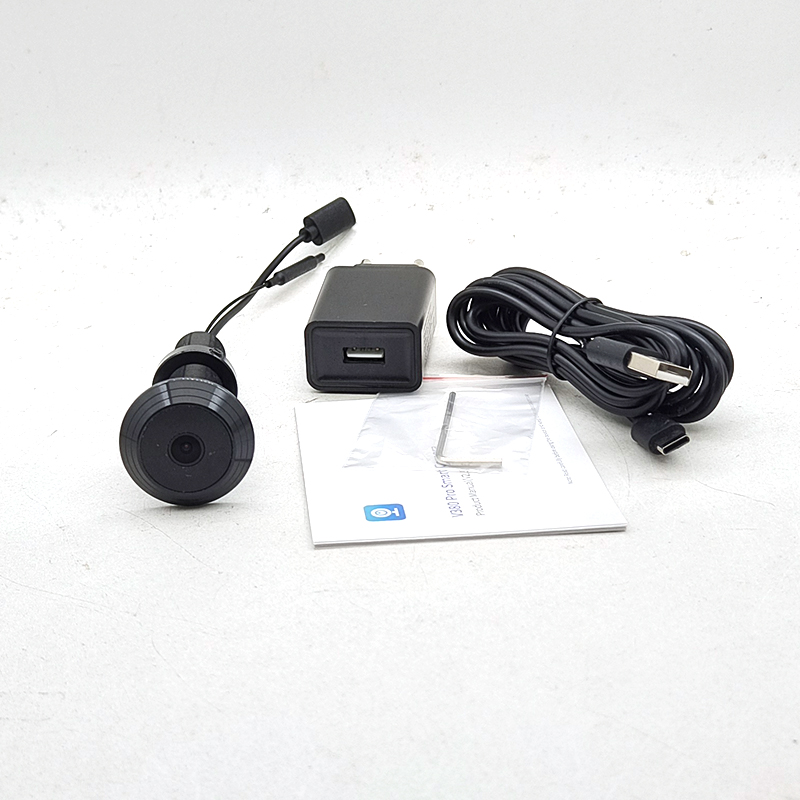 Kamera Lubang Pintu Mini V380  - Home Security Front Door Camera ulasan dan harga