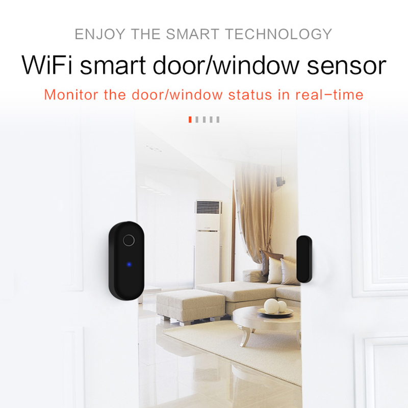 Tuya WiFi Detektor Pintu Buka  - Home Security Technology ulasan dan harga
