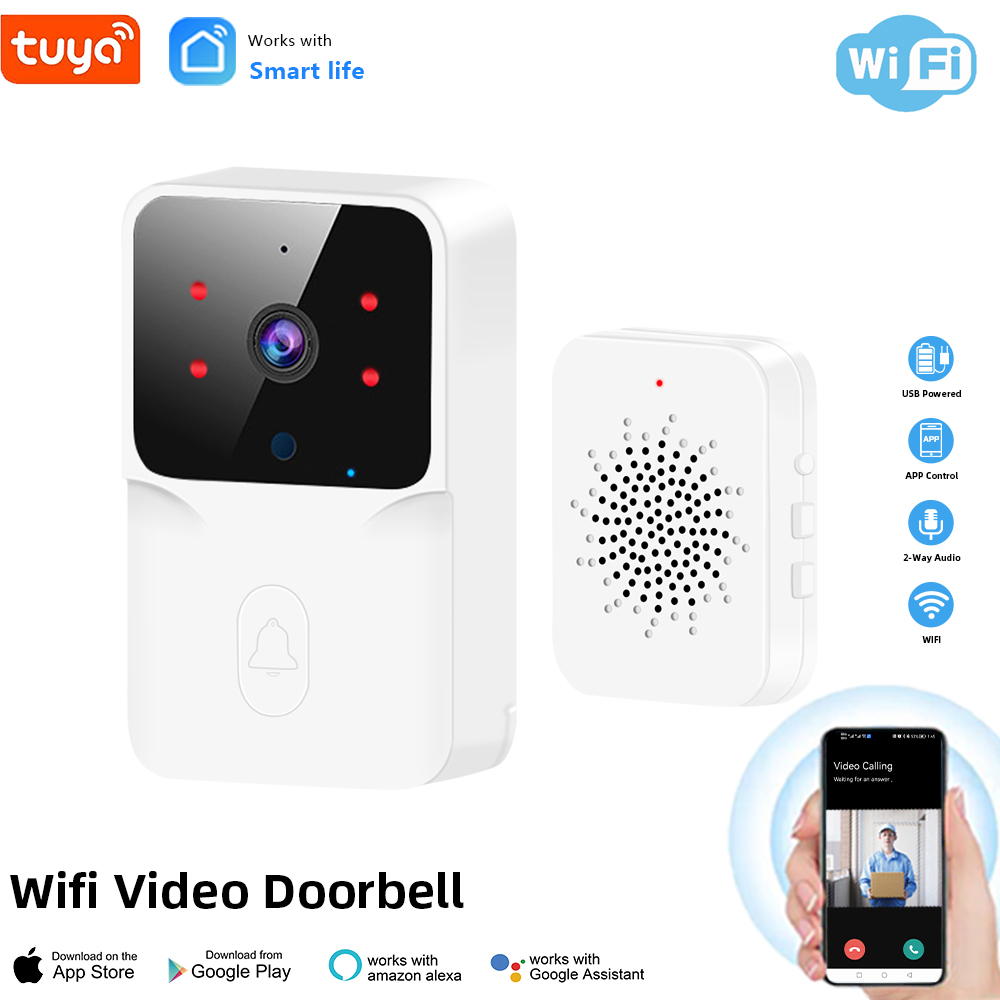 Tuya bel pintu Video nirkabel  - Home Security Front Door Camera ulasan dan harga