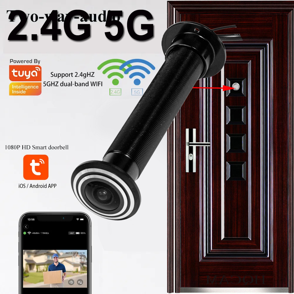 Kamera mata Wifi pintu 16mm, 5 - Home Security Front Door Camera ulasan dan harga