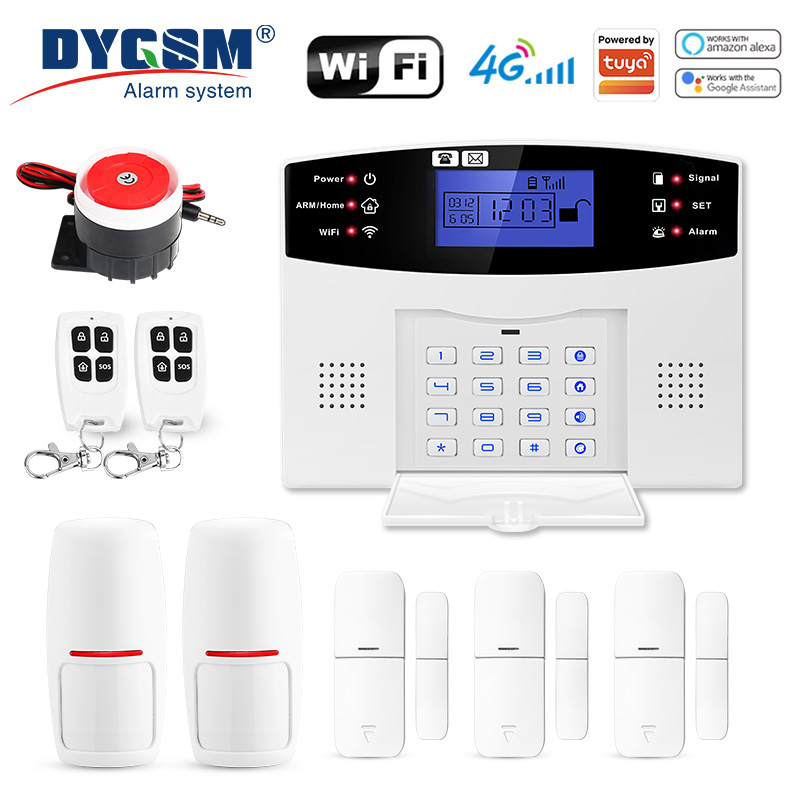 DYGSM Tuya Smart 4G+Wifi Siste - Home Security System Installation ulasan dan harga