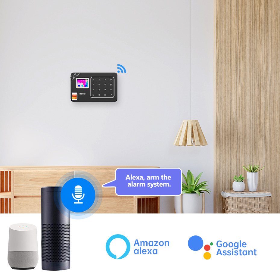 KERUI GSM 4G WiFi Alarm Sistem - Home Security System Installation ulasan dan harga