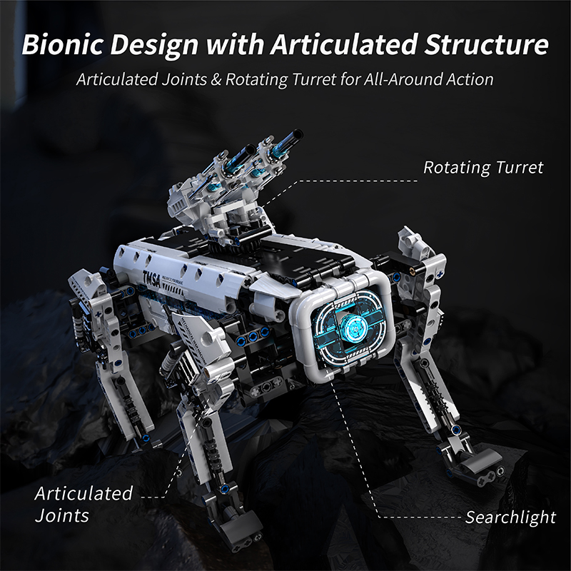 Robot Anjing Perang Pemrograma - Home Security Robot Dog ulasan dan harga